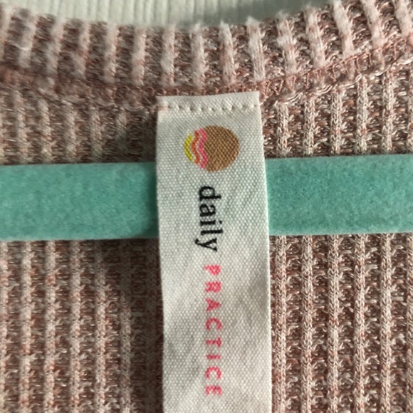 Sale Special! New Anthropologie Knit Rose Blush Midi Dress w/ Patterned Side - Picture 2 of 3